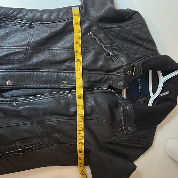 Cole Haan Leather Jacket Size M - Picture 5 of 5